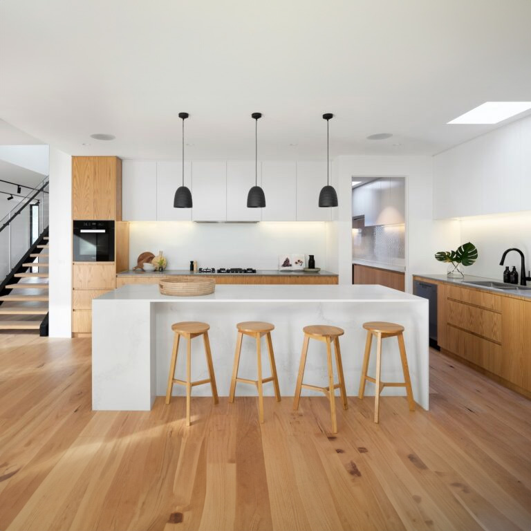 Kitchen Flooring & Cabinets
